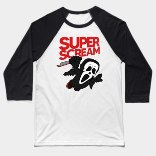 Super Scream Halloween Baseball T-Shirt